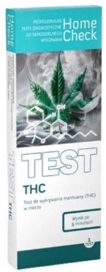Wyrób medyczny, Home Check Test Do Wykrywania Marihuany, 1 Szt. Home Check