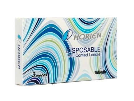 Wyrób medyczny, Horien, Disposable, Soczewki miesięczne -0.50 krzywizna 8,6, 3 szt. Horien