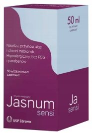 Wyrób medyczny, Jasnum, Sensi, Żel intymny lubrykant, 50 ml Jasnum