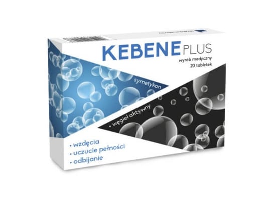 Wyrób medyczny, Kebene Plus, 50mg+300m, 20 tabletek Kebene