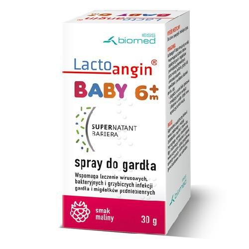 Wyrób medyczny, Lactoangin, Baby, Spray do gardła, 30 g Biomed
