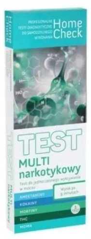 Wyrób medyczny, Milapharm Home Check Multi Test Narkotykowy, 1 Szt. Milapharm