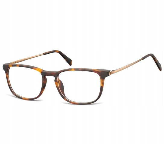 Wyrób medyczny, Okulary Nerd prostokątne Zerówki Korekcyjne Unisex SUNOPTIC