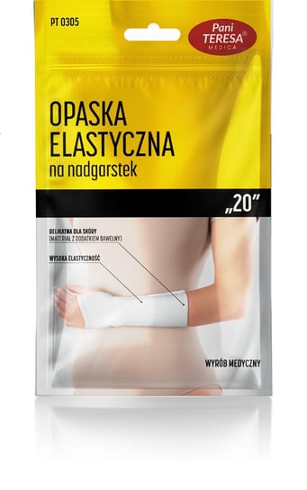 Wyrób medyczny, Pani Teresa, opaska elastyczna na nadgarstek, długa, rozm. XL, 1 szt. Pani Teresa