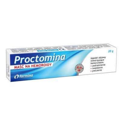 Wyrób medyczny, Proctomina, Maść Na Hemoroidy, 20 G Farmina