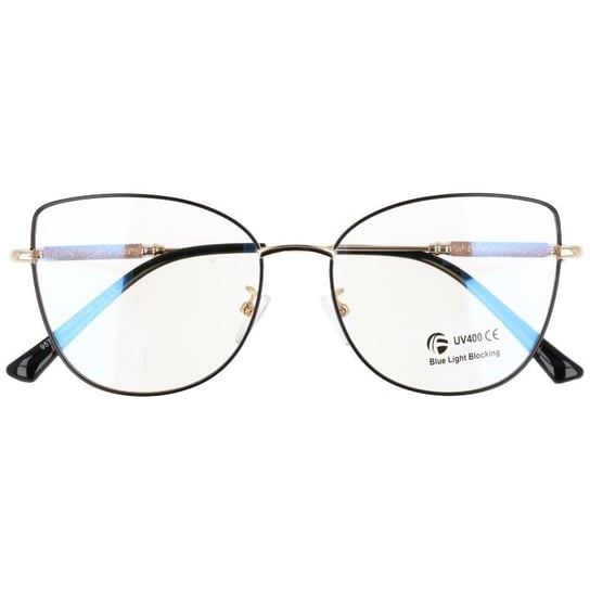 Wyrób medyczny, Stylion, Okulary Zerówki Do Komputera Z Filtrem Blue Light Ochronne Damskie Kocie + STYLION