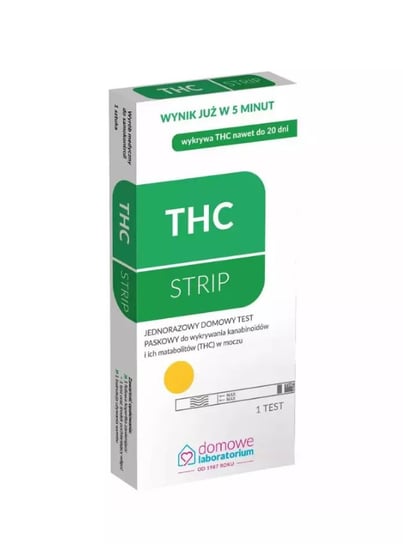 Wyrób medyczny, Test na marihuanę ze śliny, test na THC Strip Domowe Laboratorium