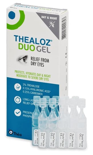 Wyrób medyczny, Thea, Thealoz Duo Gel, Żel do oczu 30 minimsów Thea