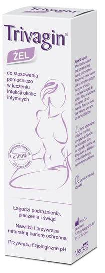 Wyrób medyczny, Trivagin żel, do stosowania pomocniczo w leczeniu infekcji intymnych, 30 ml Verco