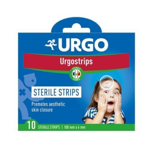 Wyrób medyczny, Urgostrips Paski do zamykania ran, 10 sztuk Polfa Łódź