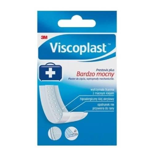 Wyrób medyczny, VISCOPLAST Plaster Prestovis Plus, Bardzo mocny, 1m x 8cm, 1szt. Viscoplast