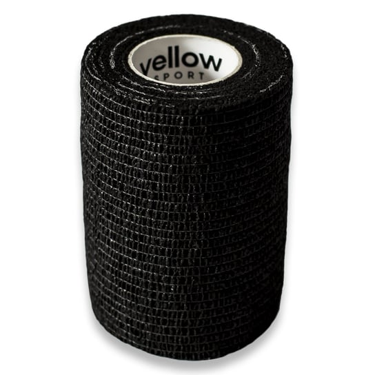 Wyrób medyczny, YellowSPORT - Bandaż kohezyjny 7,5cm czarny yellowBAND