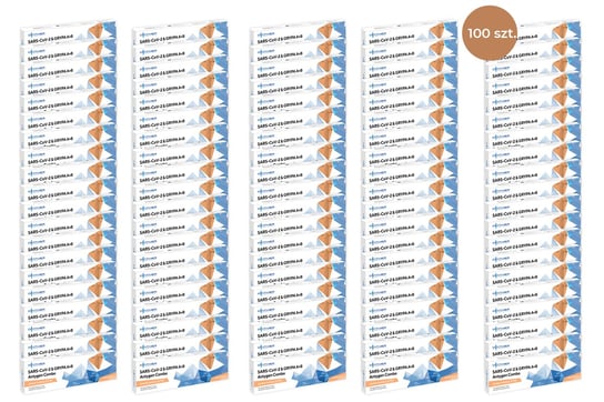 Wyrób medyczny, Zestaw Test Sars-Cov-2 & Grypa A+B Antygen Combo 100szt DIATHER