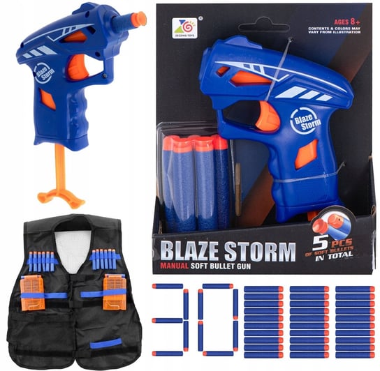 Wyrzutnia Blaze Storm Zc7106 Jak Jolt + 30 Strzałek + Kamizelka BLAZE STORM
