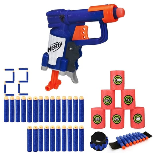 Wyrzutnia Nerf N-Strike Jolt A0707 + 20 strzałek + opaska + cele Hasbro