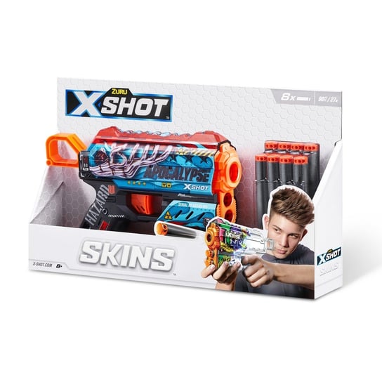 Wyrzutnia wzór G SKINS-FLUX  (8 Strzałek) X-Shot