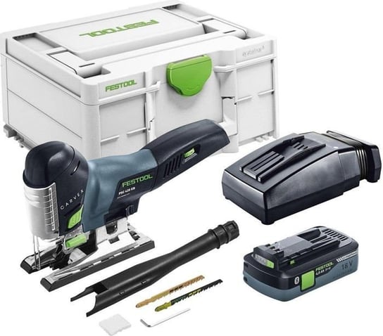 Wyrzynarka CARVEX PSC 420 HPC 4 EBI-Plus 18V + akumulator 4 Ah + ładowarka TCL 6 + Systainer 3 - FESTOOL - 576525 Festool