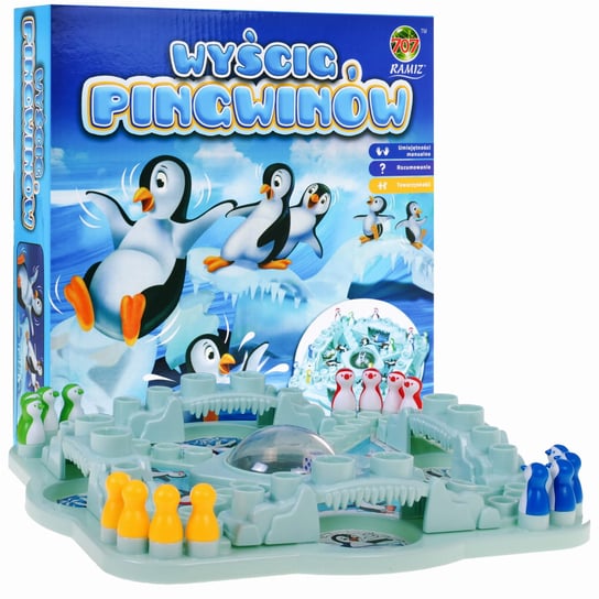 Wyścig Pingwinów, gra rodzinna, RAMIZ RAMIZ