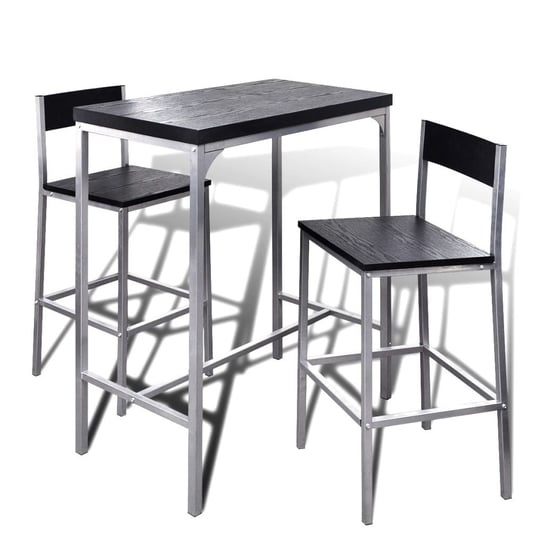 Wysoki stolik kuchenny + krzesła vidaXL