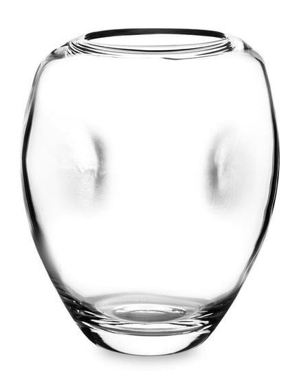 Wysoki Wazon szklany Nowoczesny owal h21 cm Pigmejka