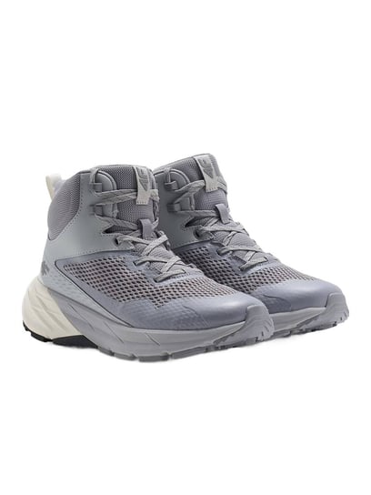 Wysokie buty trekkingowe speed hiker z membraną damskie 4f 4fwmm00fotsf035-27s szary 4F