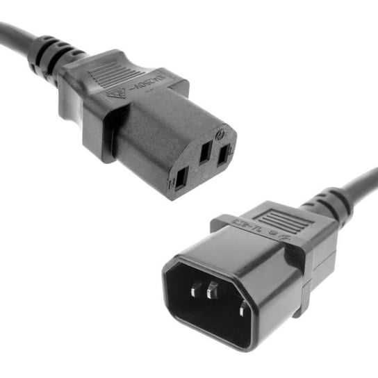 Wysokiej jakości kabel elektryczny przewód zasilający 3x1,5 mm² IEC60320 C13-żeńskie do C14-męskie 1,8 Inny producent (majster PL)