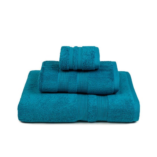 Wysokiej jakości ręcznik frotte 650 gramów, M/Elegance 50x100cm Niebieski Inna marka
