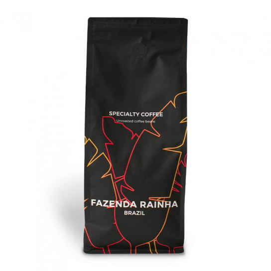 Wysokogatunkowa, niepalona kawa ziarnista „Brazil Fazenda Rainha“, 1 kg Przyjaciele Kawy