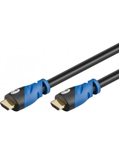 Wysokojakościowy Przewód HDMI®/™ o dużej szybkości transmisji z Ethernetem - Długość kabla 1.5 m Goobay