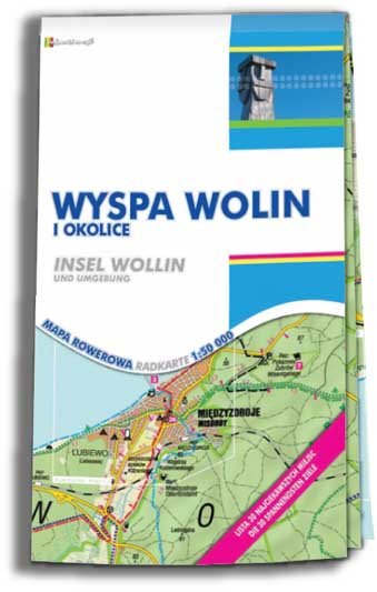 Wyspa Wolin i okolice. Mapa rowerowa laminowana Goleń Jan, Zamorski Marcin