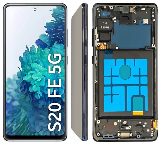 WYŚWIETLACZ EKRAN LCD DO SAMSUNG GALAXY S20 FE 5G INCELL RAMKA GRANATOWA Zila