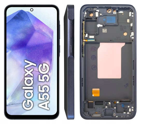 WYŚWIETLACZ LCD SZYBKA DOTYK DO SAMSUNG GALAXY A55 INCELL RAMKA GRANATOWY Zila