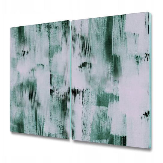 Wytrzymała Deska Kuchenna ze Szkła Hartowanego - Pociągnięcia pędzla abstrakcja - 2 sztuki 30x52 cm Coloray
