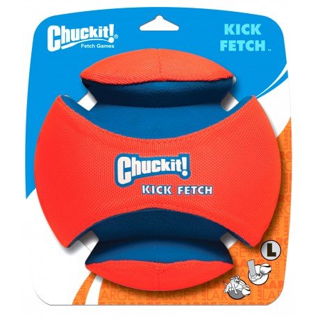 Wytrzymała piłka dla psa, łatwy chwyt KicK Fetch Chuckit! 20 cm L Chuckit!