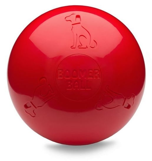 Wytrzymała, uciekająca piłka dla psa Boomer Ball - Czerwona S 11 cm Boomer Ball