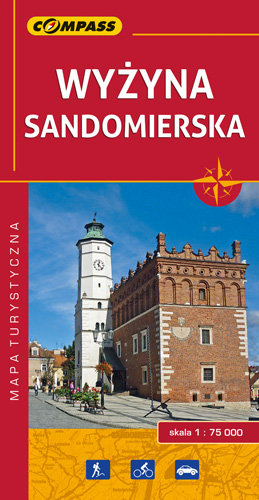 Wyżyna Sandomierska. Mapa turystyczna 1:75 000 Wydawnictwo Kartograficzne Compass