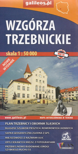 Wzgórza Trzebnickie. Mapa 1:50 000 Wydawnictwo Turystyczne Plan
