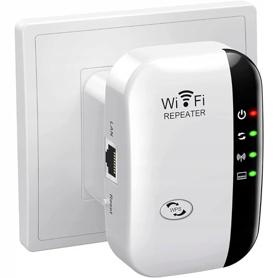 Wzmacniacz Sygnału Wi-Fi 300Mbps Wps 2.4Ghz Inna marka