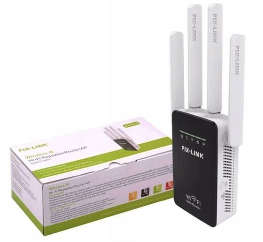 Wzmacniacz Sygnału Wi-Fi Repeater Router Pix-Link STRADO