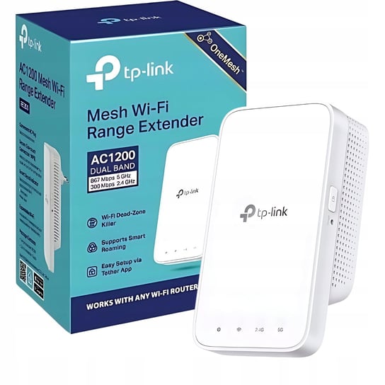 WZMACNIACZ SYGNAŁU WIFI REPEATER TP-LINK MESH ACCESS POINT ZASIĘG TP-Link