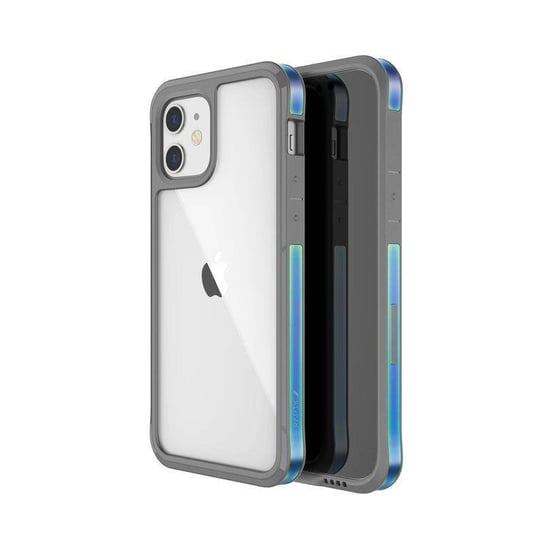 X-Doria Raptic Edge - Etui aluminiowe iPhone 12 Mini (Drop test 3m) (Iridescent) X-Doria