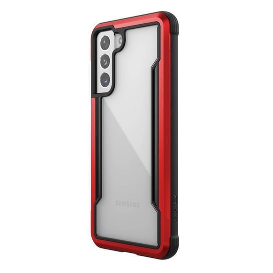 X-Doria Raptic Shield - Etui aluminiowe Samsung Galaxy S21 (Antimicrobial protection) (Red) X-Doria
