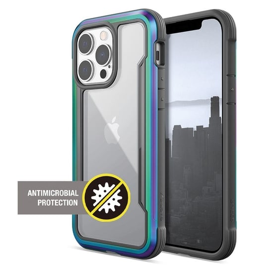 X-Doria Raptic Shield Pro - Etui iPhone 13 Pro (Anti-bacterial) (Iridescent) X-Doria