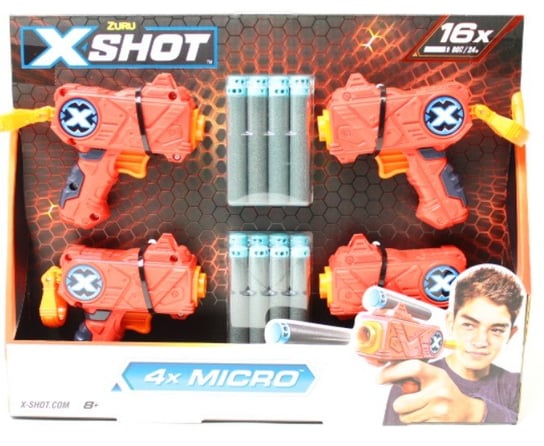 X SHOT EXCEL Micro Wyrzu tnia 4PK 16 Strzalek X-Shot
