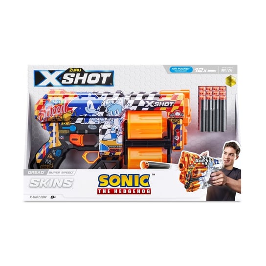 X SHOT SKINS DREAD Sonic 12 STRZALEK SUPER SPEED X-Shot