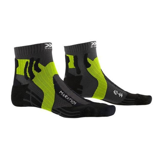 X-Socks Marathon 4.0 U Czarno-Zielone (XS-RS11S19U-G146) X-Socks