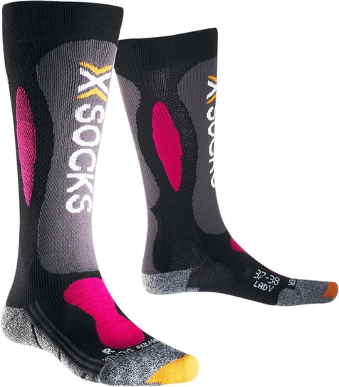 X-Socks, Skarpety damskie, Ski Carving Silver Lady, rozmiar 42/44 X-Socks