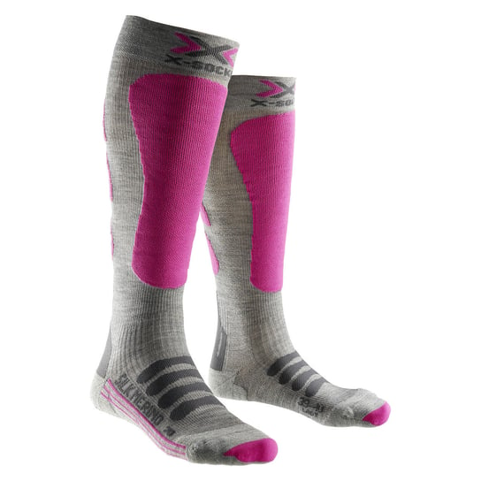 X-Socks, Skarpety, Ski Silk Merino Lady, szary, rozmiar 35-36 X-Socks