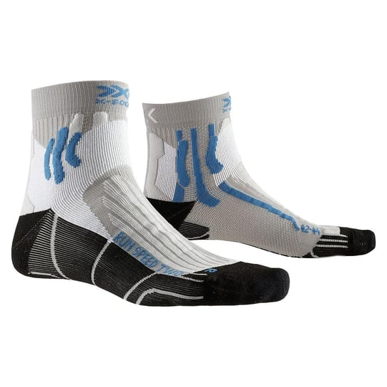 X-Socks, Skarpety sportowe, Run Speed Two XSRS16, szary, rozmiar 42/44 X-Socks
