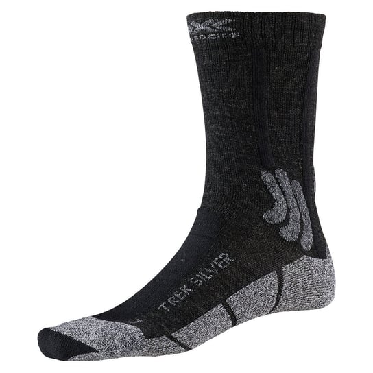X-Socks, Skarpety trekkingowe, Trek Silver XSTS07, czarny, rozmiar 39/41 X-Socks